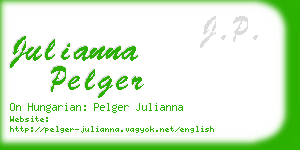julianna pelger business card